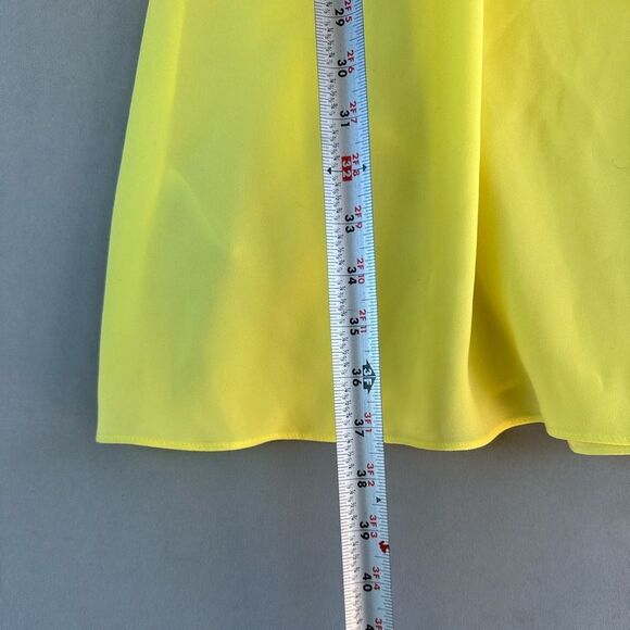 🎉5 for $45🎉 BCBGMAXAZRIA dress size XXS yellow - Picture 4 of 8